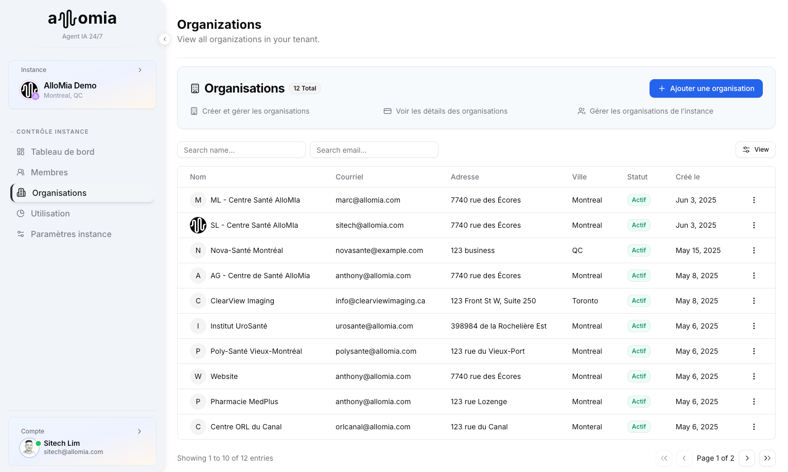 Gestion Multi-Tenant 1